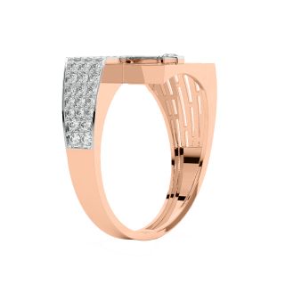 Sandra Round Diamond Ring For Men